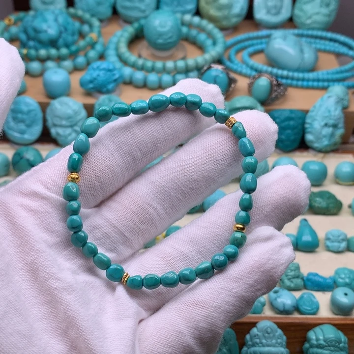 绿松石未镶嵌珠宝奇石