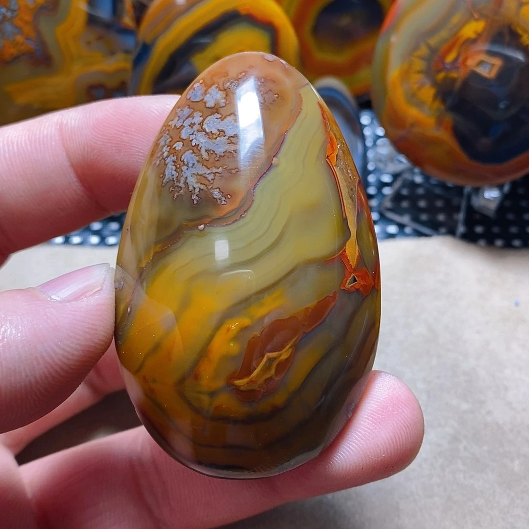 玛瑙/玉髓颈饰未镶嵌橘****子