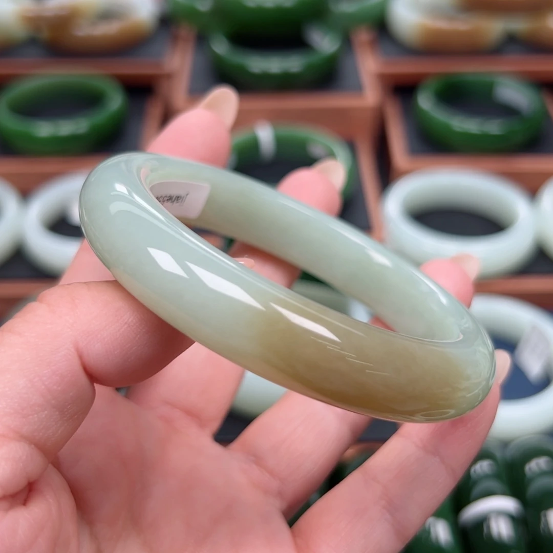 未镶嵌手镯和田玉5960圈口