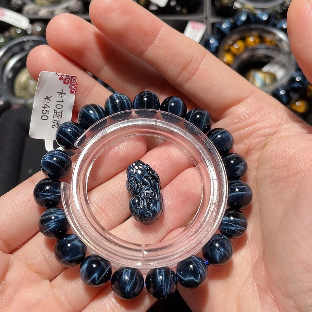M***涛木变石(虎睛石)未镶嵌手链