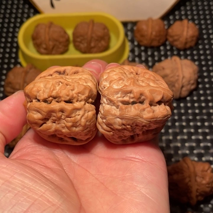 把件文玩核桃四深开八腿蛙王