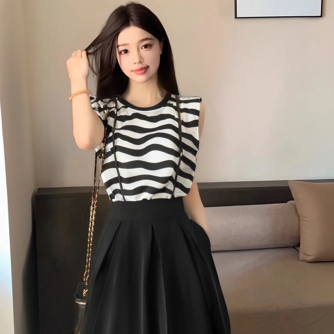 B【两件套】静奢风轻职风法式休闲风时尚套装裤装显瘦国潮新风D2925