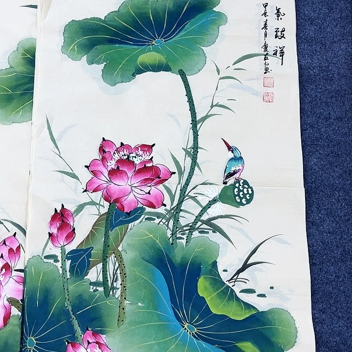 她家都是手绘作品