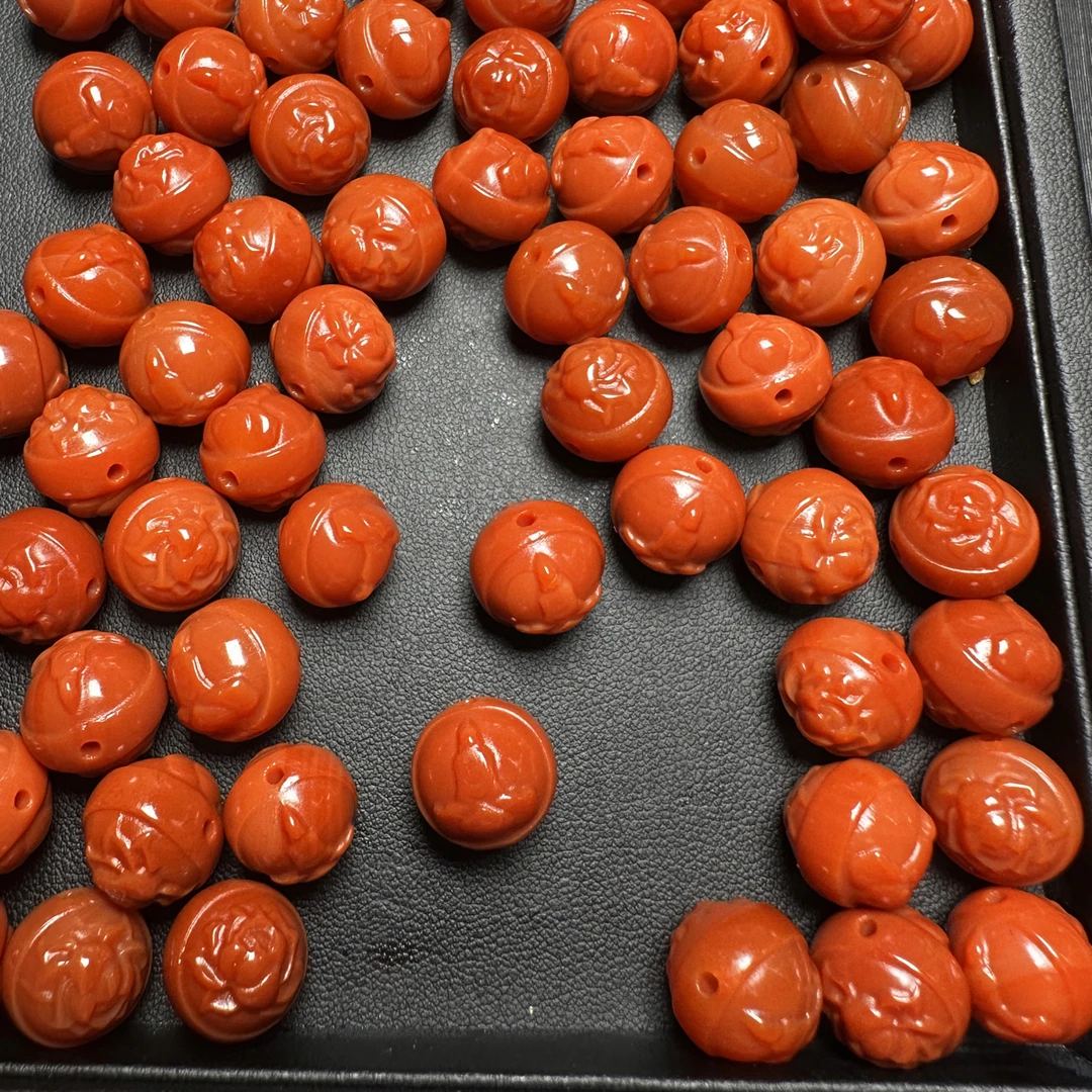 496保山柿子红无相佛尺寸13mm拍一发一