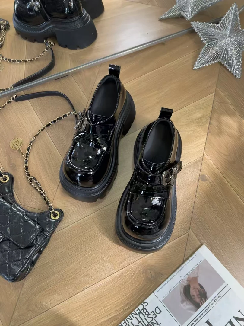 【HeiPa】安暖家春季穿新款厚底带时尚韩版靴子女款