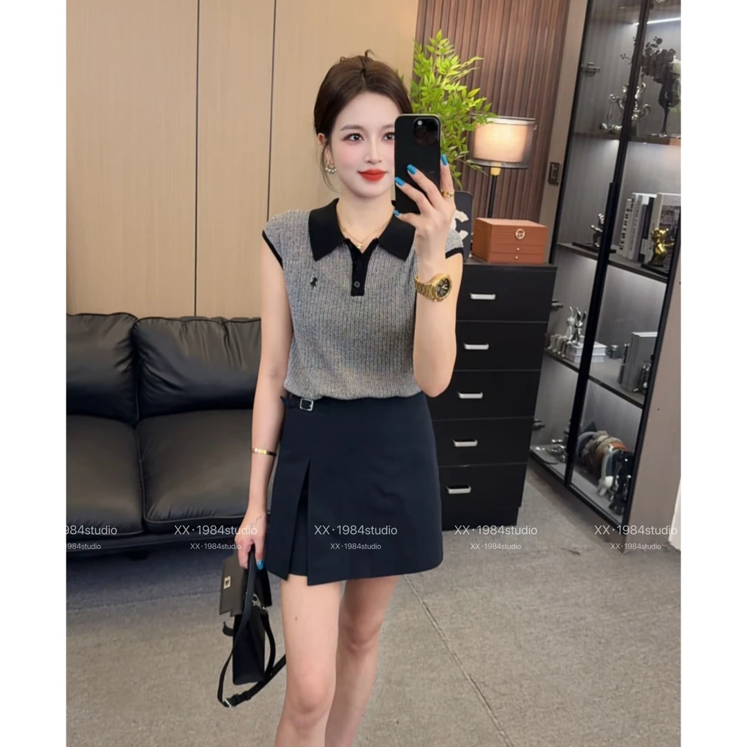 1984 精选【显瘦秘籍】夏季超薄显瘦百搭POLO上衣