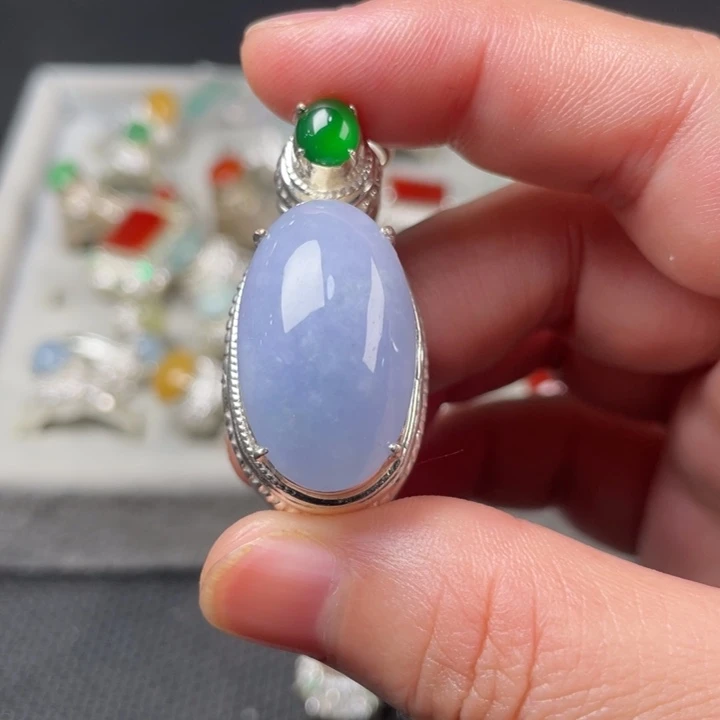 翡翠未镶嵌戒指缅甸天然翡翠