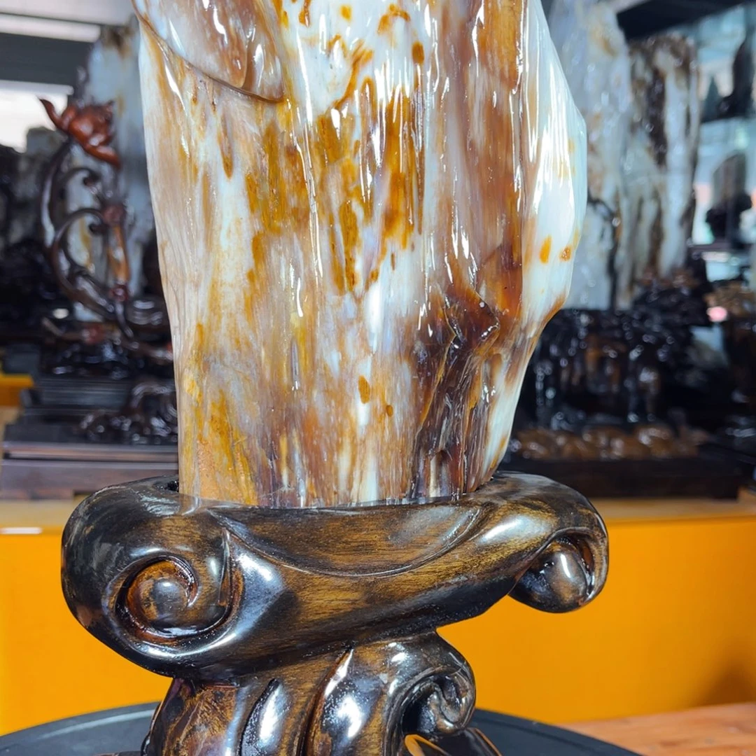 硅化玉未镶嵌珠宝奇石