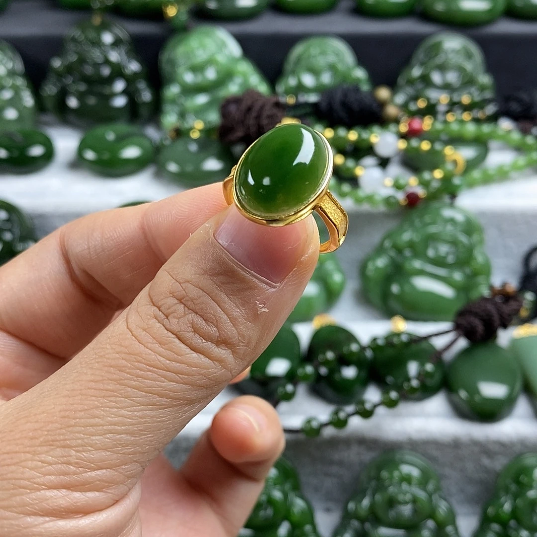 和田玉（碧玉）未镶嵌颈饰