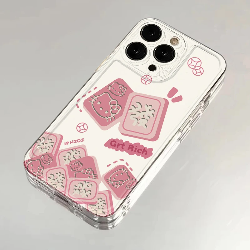 BANCA发财麻将KT猫适用iPhone16/15手机壳苹果14华为vivo小米oppo