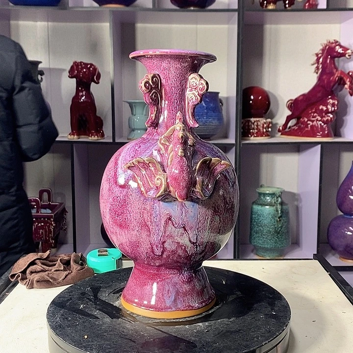 瓷片中国神垕精品钧瓷