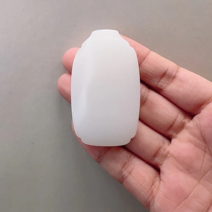 和田玉白玉无事牌未镶嵌