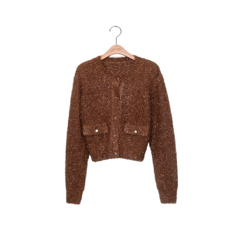 【达人专属】小香风女毛针织衫5J827856D