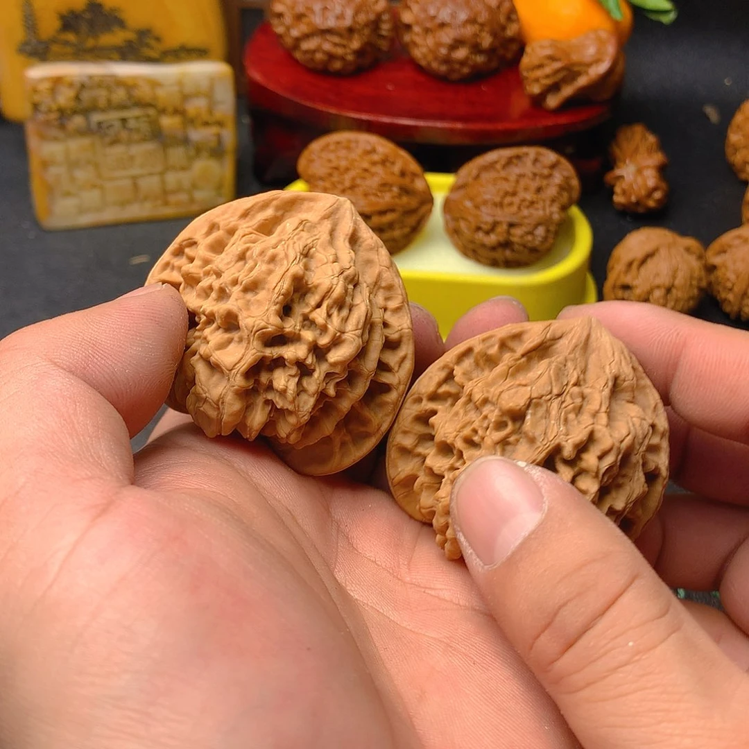 好***字把件文玩核桃官帽