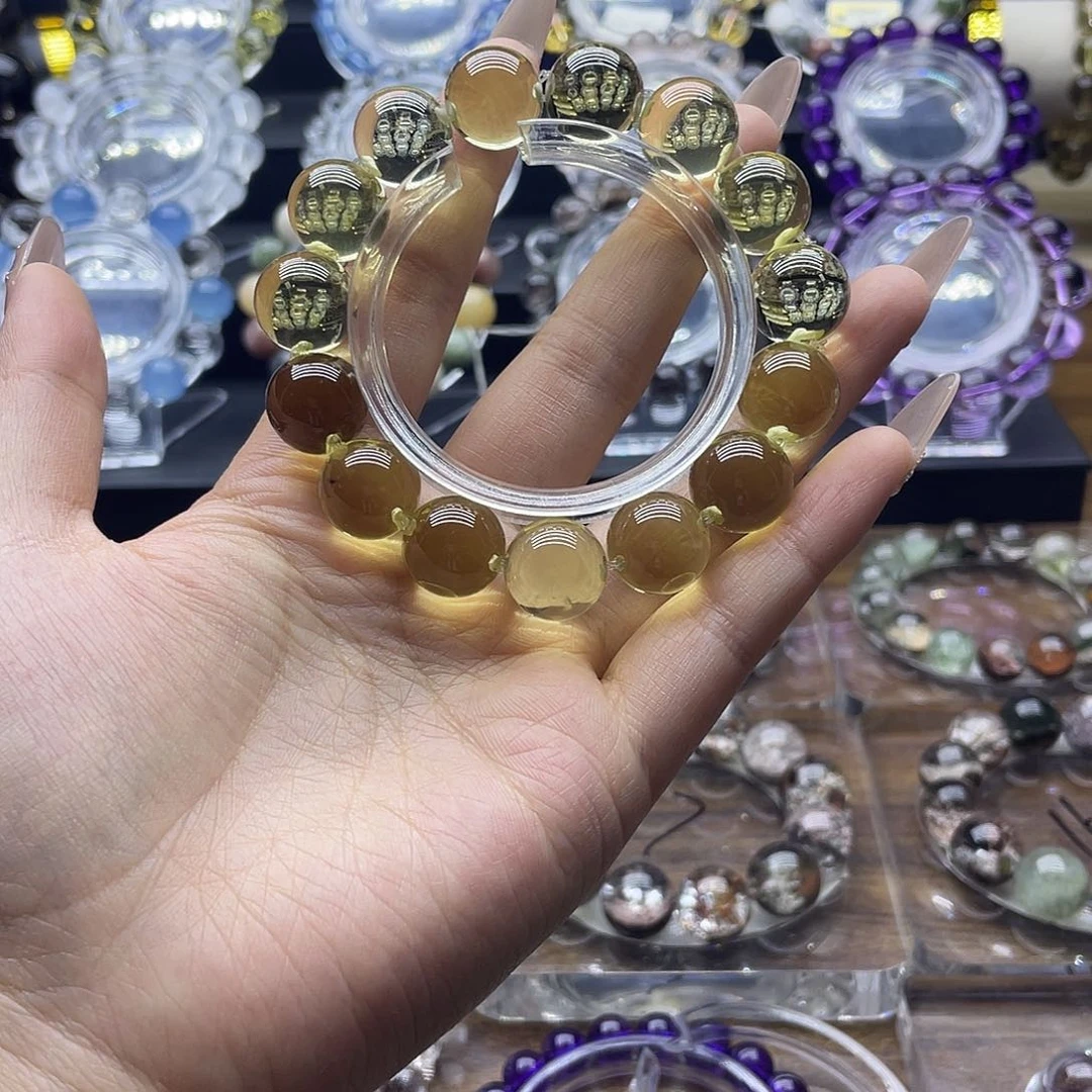 水晶手链未镶嵌黄水14