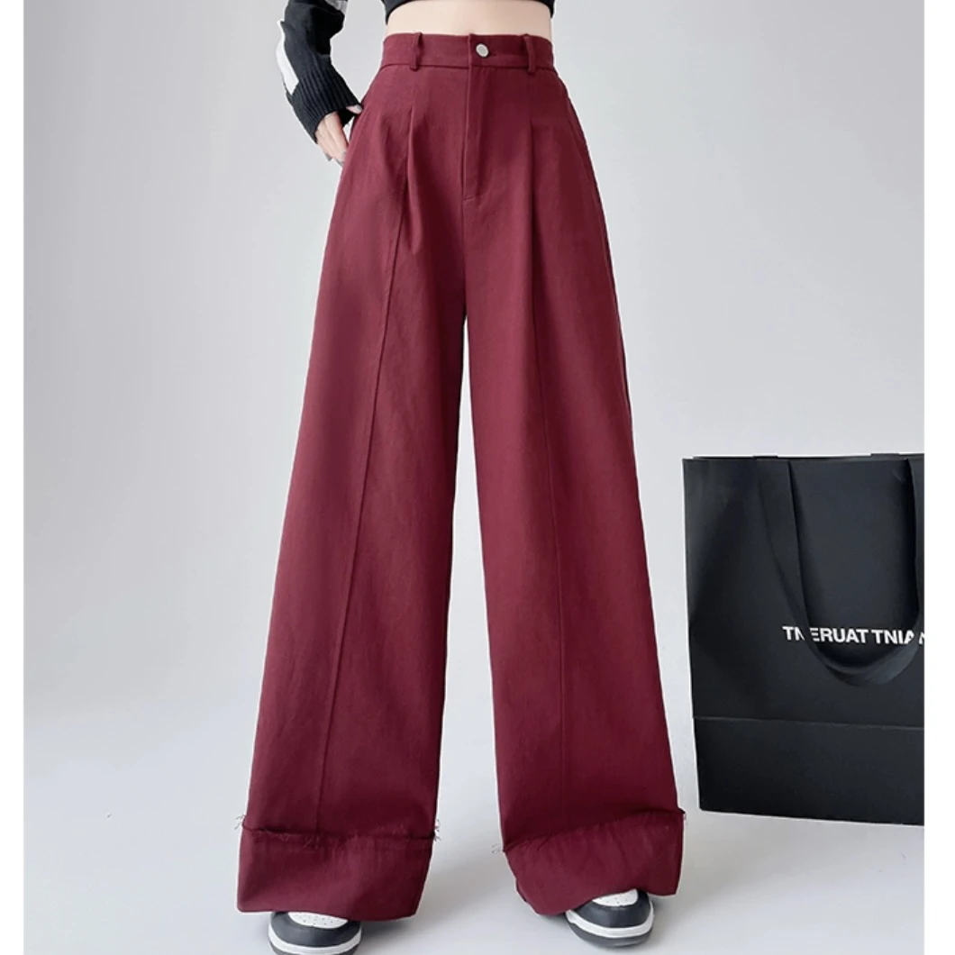 8950#新款女装时尚加绒裤子