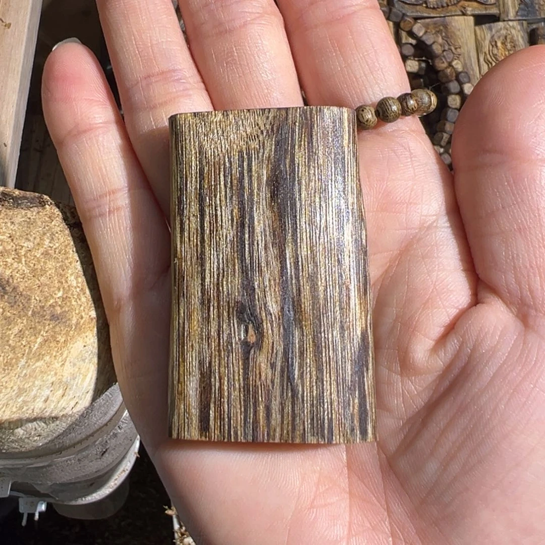 沉香吊坠白棋楠吊坠14克