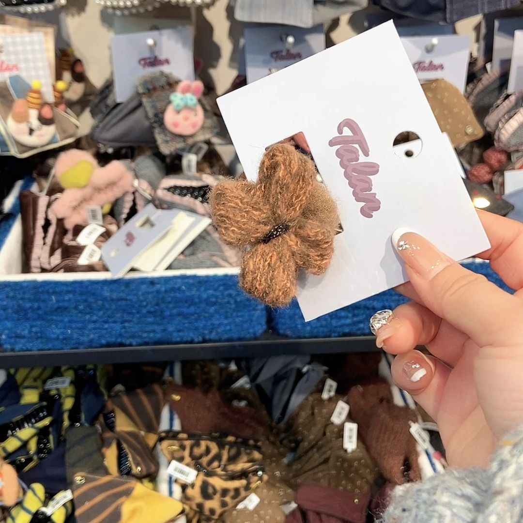 布艺铁合金刘海抓夹