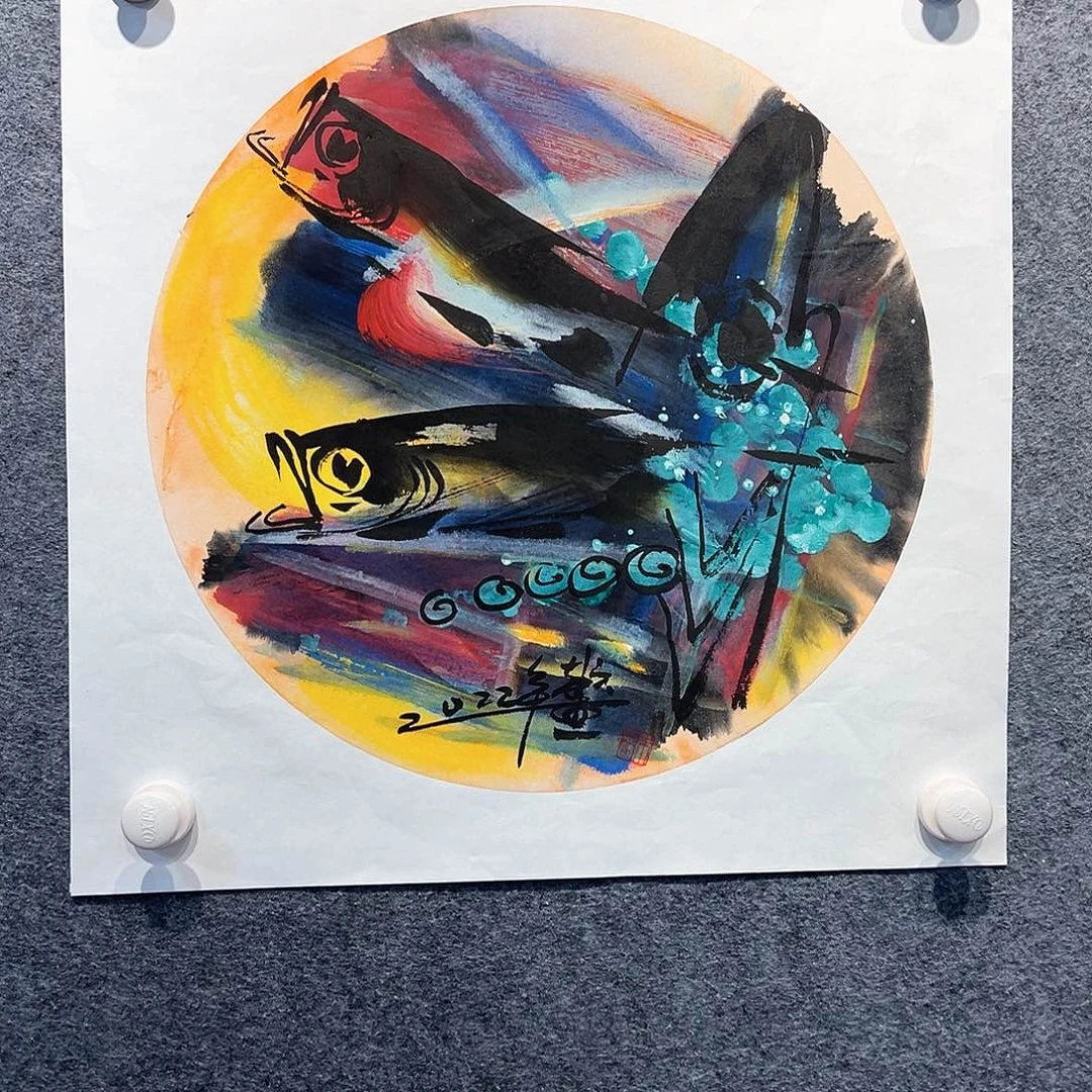 国画纯手绘系列画心
