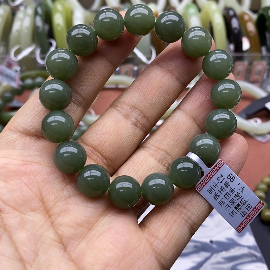 未镶嵌手串和田玉