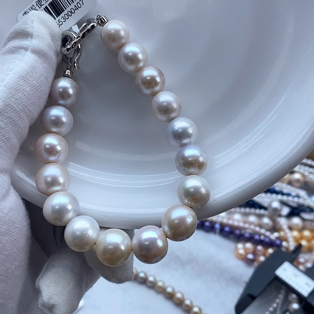 海水珍珠颈饰银S925镶嵌