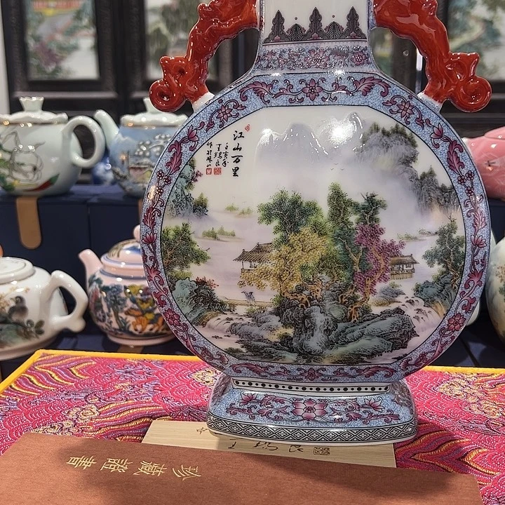 摆件陶景德镇陶瓷材料