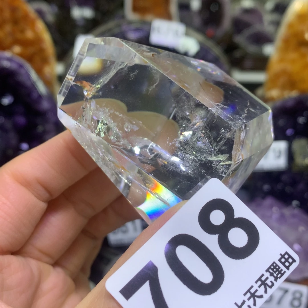 未镶嵌紫晶摆件水晶