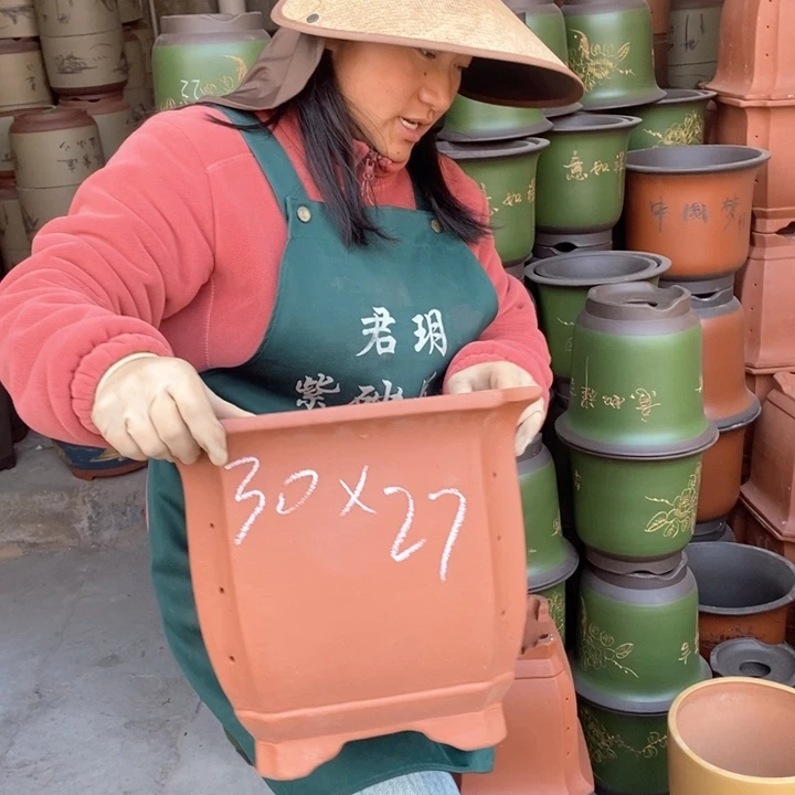 紫砂花盆紫砂花盆