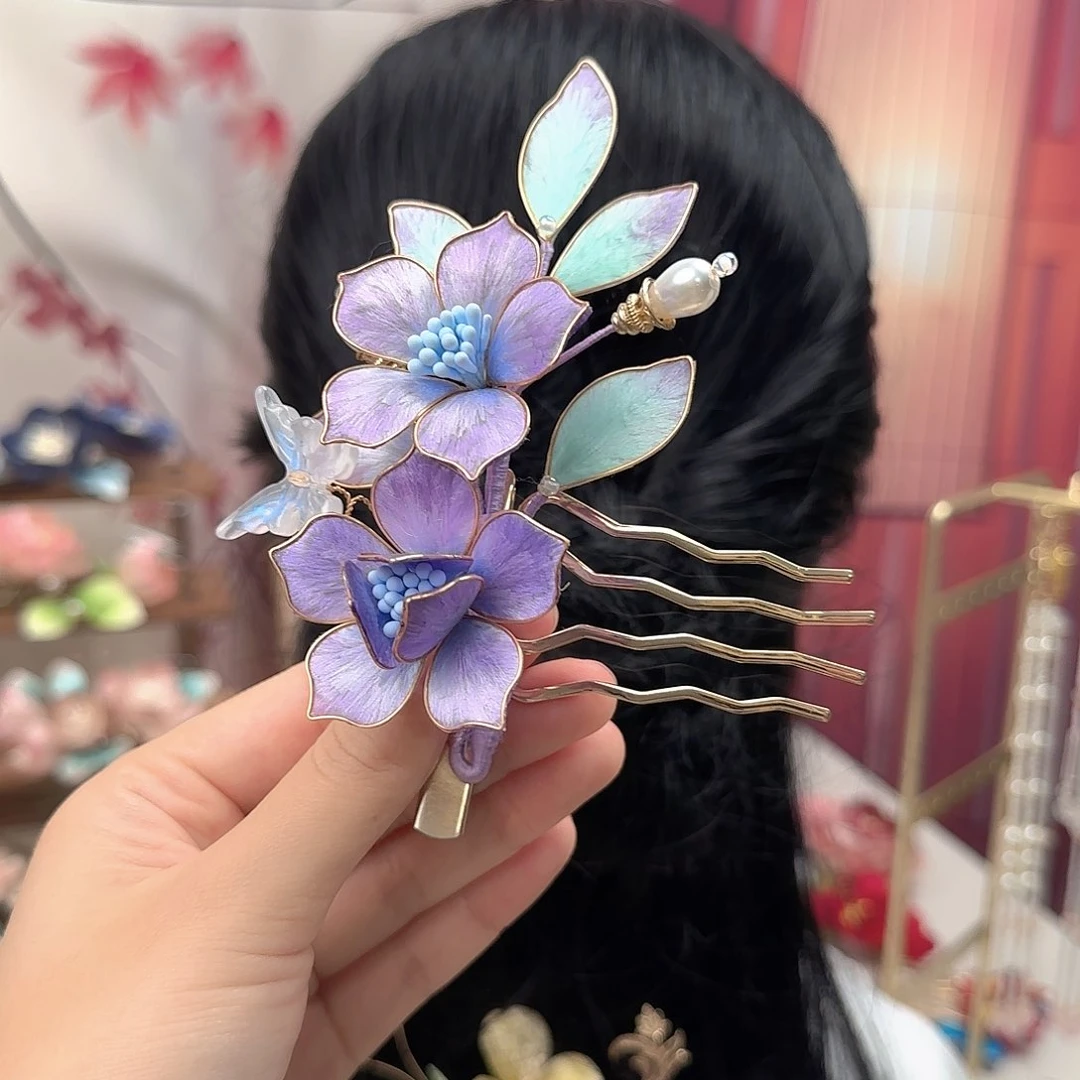 绒花缠花非遗头饰