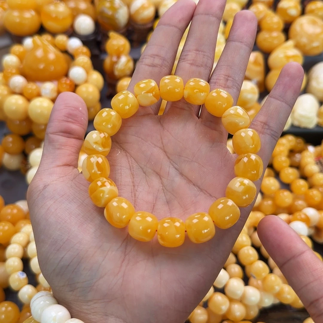 琥珀未镶嵌珠宝奇石13mm同料