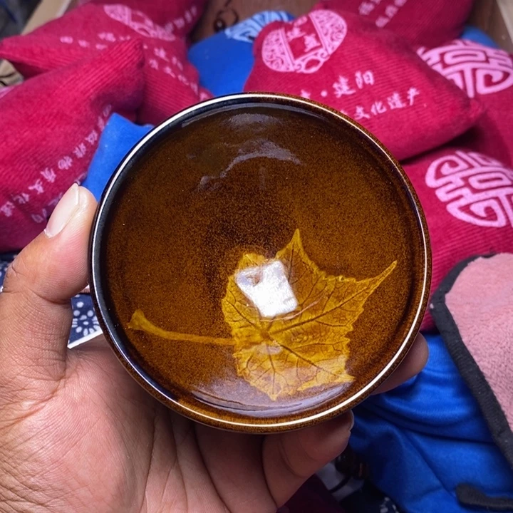 茶盏建盏喝茶主人杯茶杯
