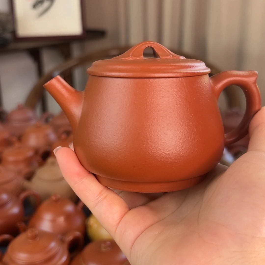 茶壶紫砂精品原矿红卫小红泥高石瓢200cc