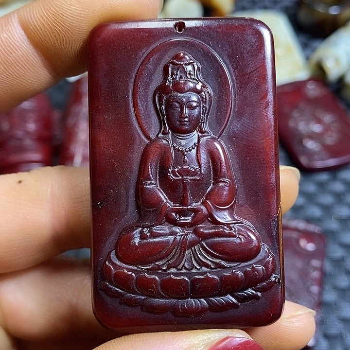 紫金钵盂菩提吊坠