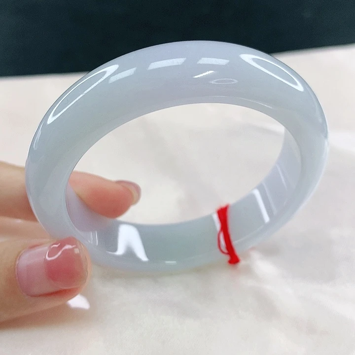 翡翠未镶嵌手镯圈51.6，79055