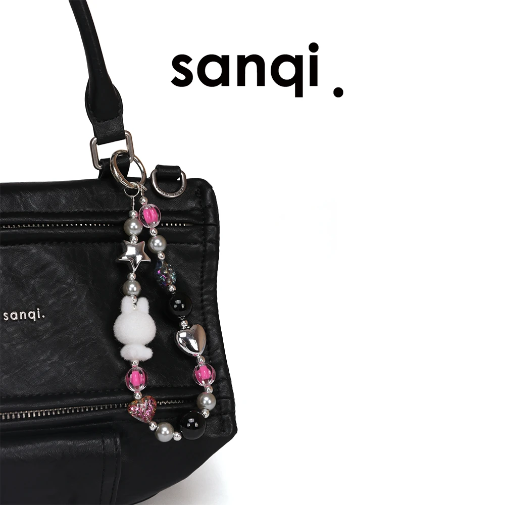 兔兔珠子水晶挂件