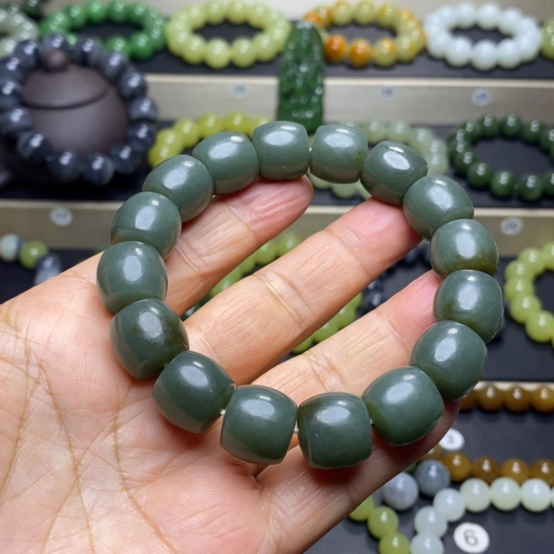 和田玉未镶嵌手串