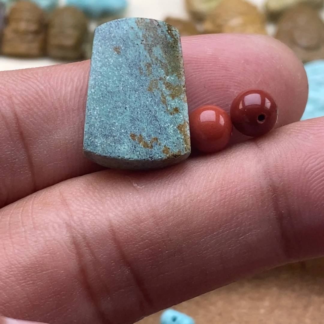 未镶嵌南红玛瑙珠宝半成品