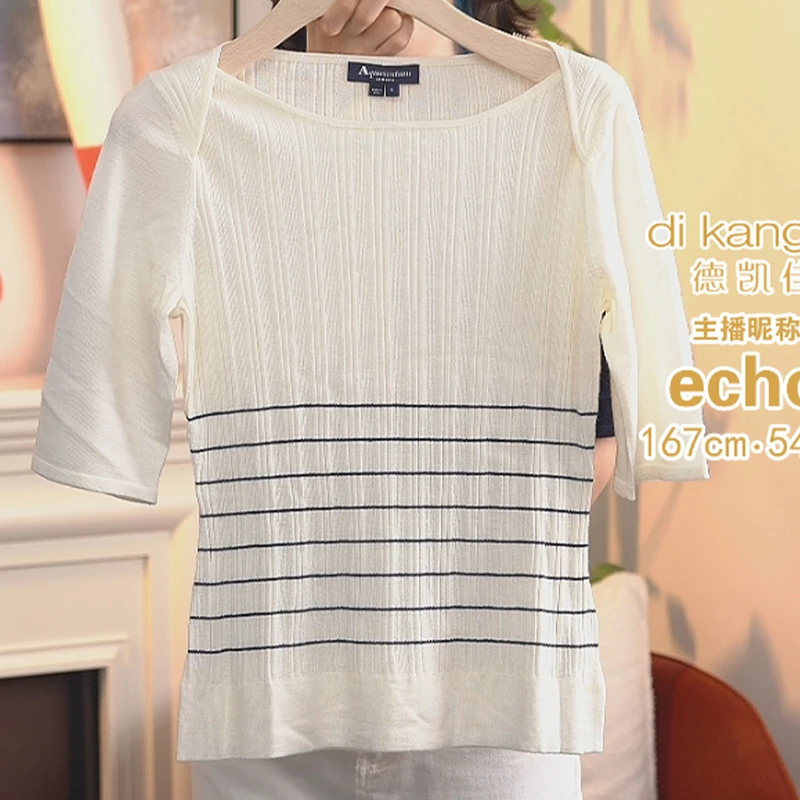 活动款——女士休闲短袖针织衫