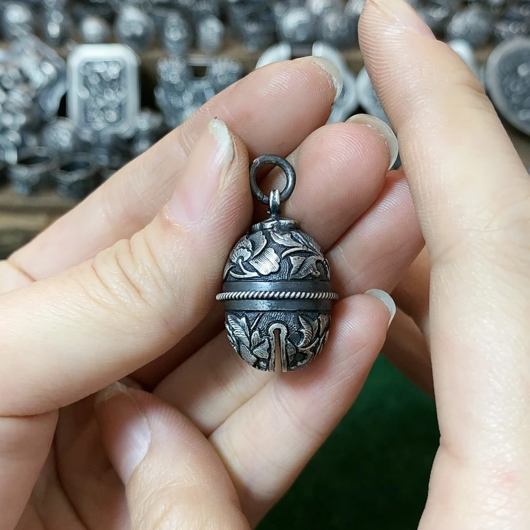 【闪购商品】橄榄核手串/手链复古足银990