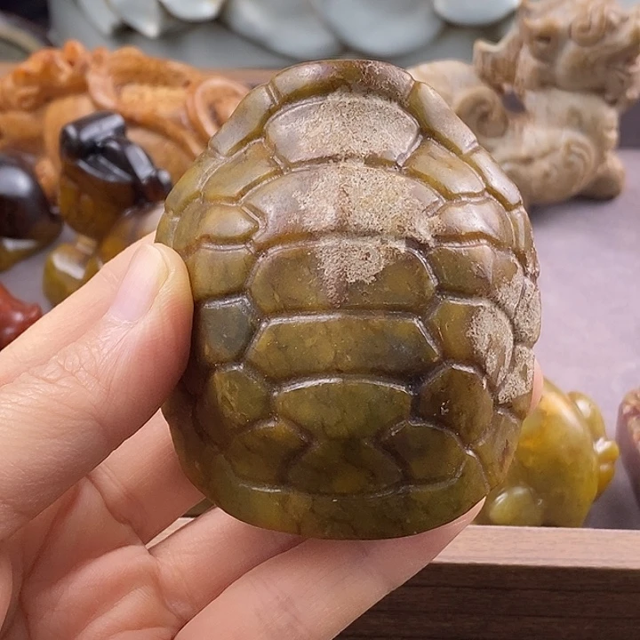 瓷片吉州窑的一个龟背