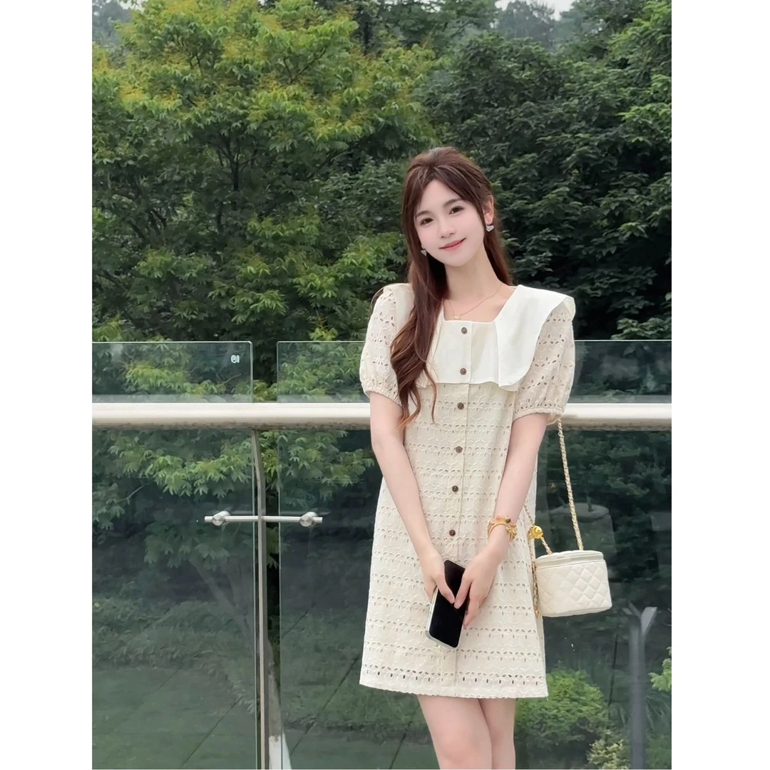 【花味茶香】丸子璐夏季新款时尚休闲连衣裙预WZLX5LYQ1968A