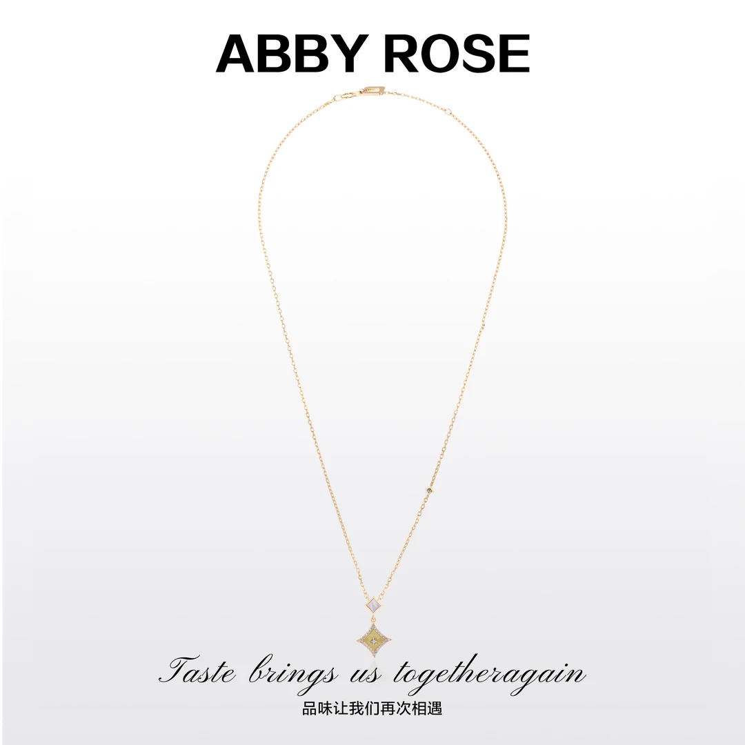 ABBY ROSE轻奢小众四叶草项链F992