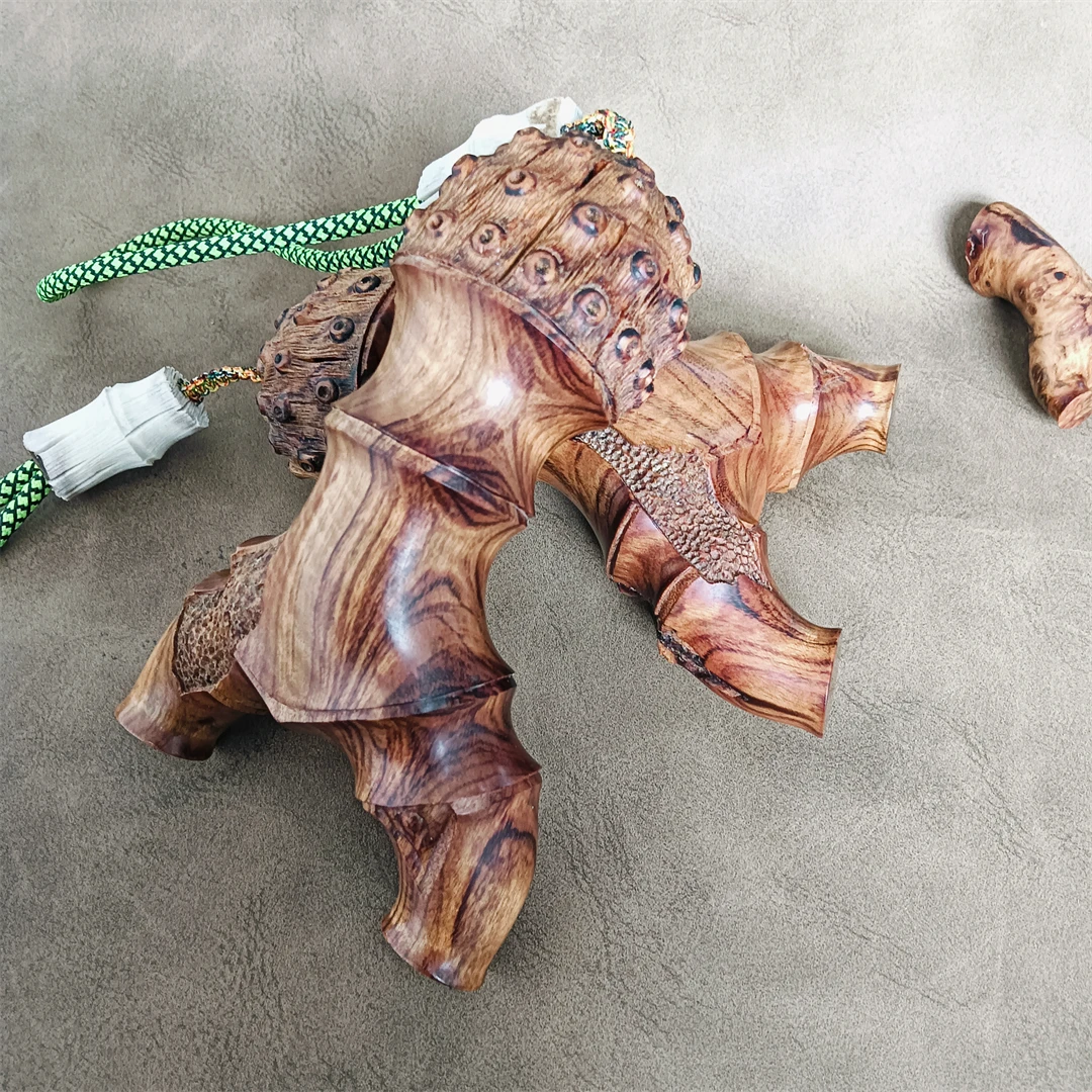 贵黄清香木竹节实木弹弓85大弓门圆头钢珠反曲手工成人户外高精准