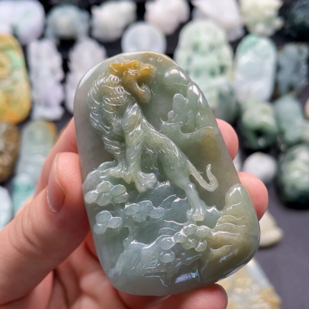 颈饰未镶嵌翡翠翡翠