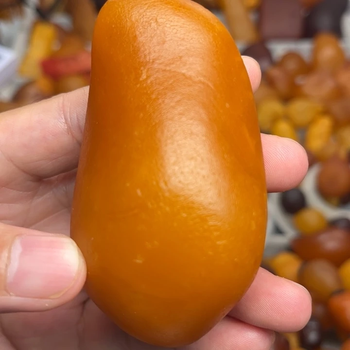 裸石琥珀未镶嵌天然蜜蜡吊坠