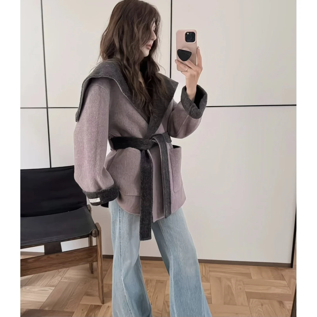 【311-320】小杰专属 2025新款双面羊毛大衣气质外套时尚冬女士