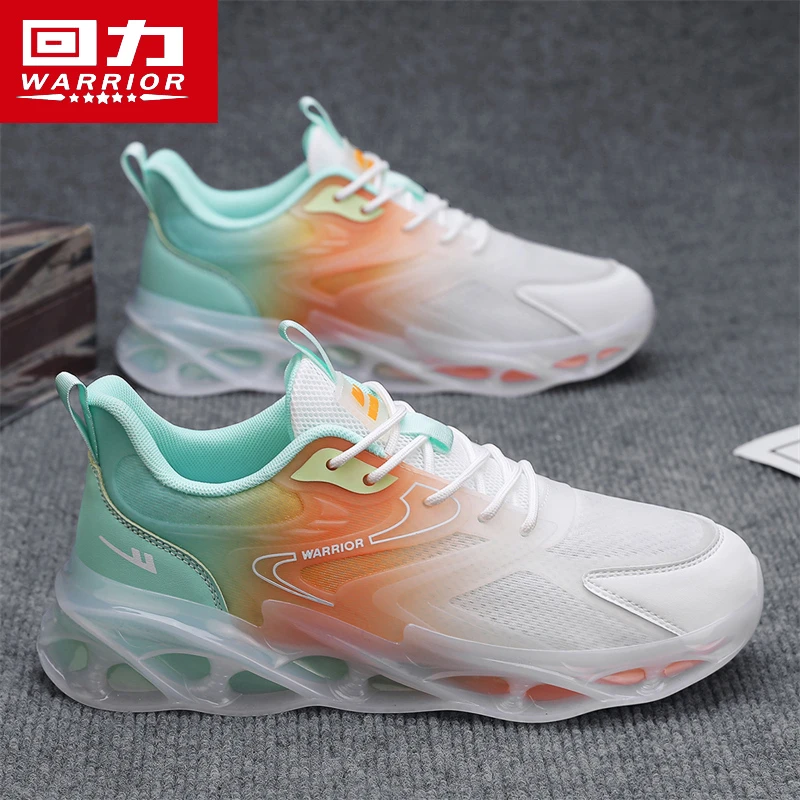 回力男鞋爆款2025夏季新款网面运动鞋透气减震气垫跑步休闲老爹鞋