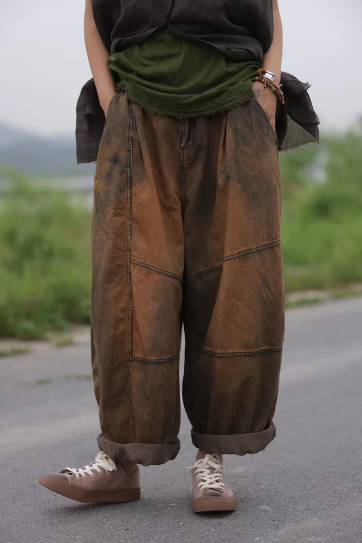 冉梅休闲牛仔裤（90—160）斤