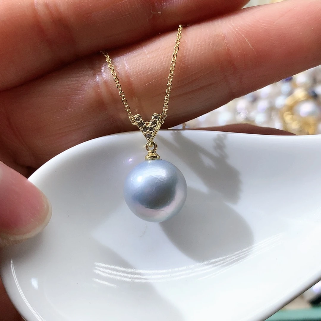 淡水珍珠颈饰合金