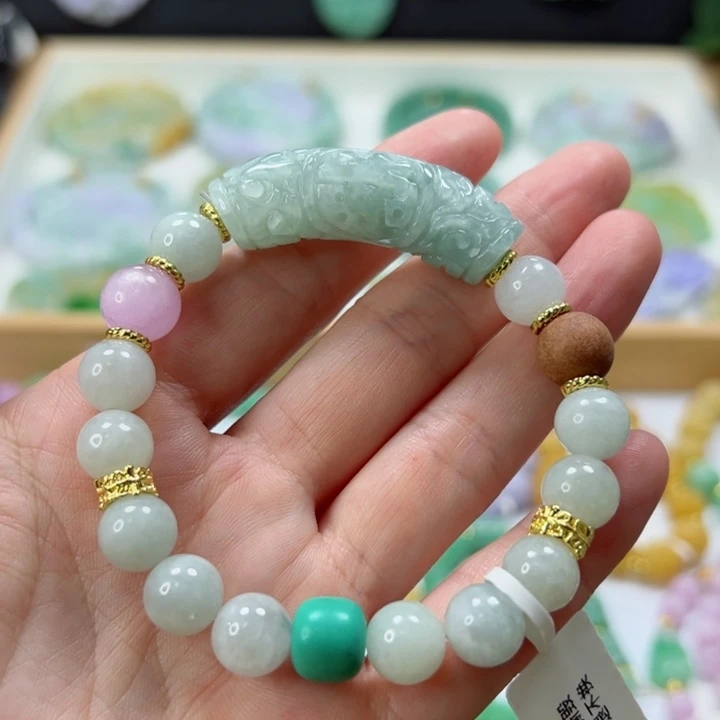 未镶嵌手链翡翠手串